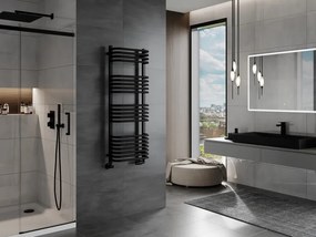 Mexen Apollo, vykurovacie teleso 1210 x 450 mm, 563 W, čierna, W117-1210-450-00-70
