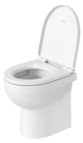 Duravit No.1 - SET Stojace WC, Rimless + sedátko so sklápacou automatikou, biela 41840900A1