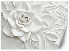 Gario Fototapeta Nádherná biela ruža Materiál: Vliesová, Rozmery: 150 x 105 cm