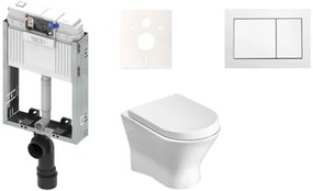 Cenovo zvýhodnený závesný WC set TECE na zamurovanie + WC Roca Nexo KMPLNEXOT