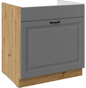 Kuchynská skrinka Stilo dustgrey/artisan 80ZL 1S BB