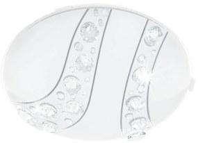 EGLO LED prisadené osvetlenie NERINI, 16W, denná biela, 31,5cm, okrúhle