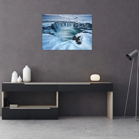 Obraz - Vodopád Bohov, Island (70x50 cm), 40 ďalších rozmerov