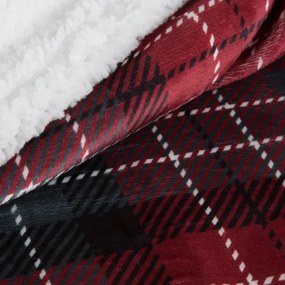 Deka CHRISTMAS 18 tmavozelená / červená