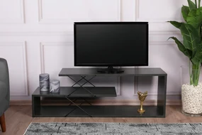TV stolík/skrinka Ziky (antracit). Akcia -15%. Vlastná spoľahlivá doprava až k Vám domov. 1067108