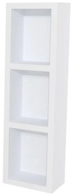 Mereo, Mereo Aira, kúpeľňová skrinka 20 cm, horná, policová, Multidecor, Biela Arctic, MER-CN796SBIAA