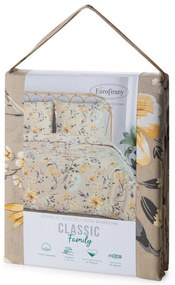 RENFORCÉ OBLIEČKY EMY 200X220 CM, 2 KS 70X80 CM KVETY