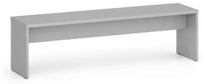Šatníková lavica, 1500 mm, sivá