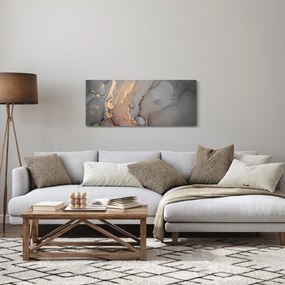 Obrázok - Šedo-zlatý mramor (120x50 cm)