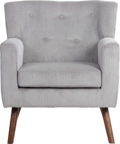 Kreslo Kioni látka cord - sivá