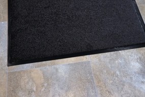 Rinos bv, Rohožka Care & Clean black, 40x60, čierna, chodba / predsieň