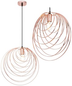 Stropné svietidlo Geometric II rose gold