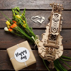 Ugears 3D Puzzle Kontrabas 292 ks