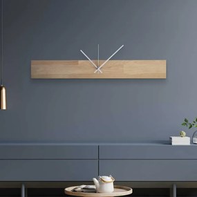 Minimalistické hodiny z prírodného dreva I SENTOP MAS020-osmo-3041-VARNISH