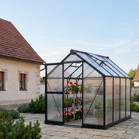 Skleník 210 x 183 x 193 cm, zosilnená konštrukcia, polykarbonát 6 mm