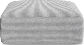 Svetlosivá menčestrová podnožka Campi – Cosmopolitan Design