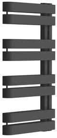 Excellent Meteor Side kúpeľňový radiátor rebríkový 72x50 cm čierna GREXMES72BL