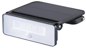 ACA Lighting LED solárny reflektor so senzorom pohybu STORM 12W/4000K/1600Lm/IP54/Li-on 3,7V/4,4Ah