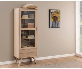 Vitrína v dekore duba 72x190 cm A-Line - Actona