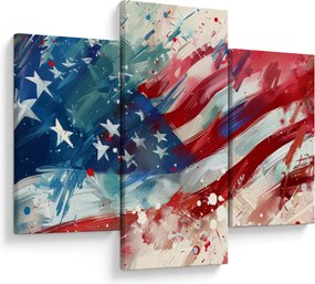 Obraz - Vlajka USA (90x60 cm)