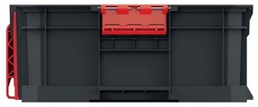 Prepravný box C, 51,7 × 33,1 × 13,4 cm, prepážky, čierna