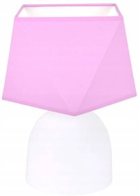 Stolová lampa DIAMOND, 1x textilné tienidlo (výber z 12 farieb), (výber z 3 farieb konštrukcie), N