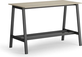 Vysoký barový stôl, 1600 x 800 mm, dub prírodný