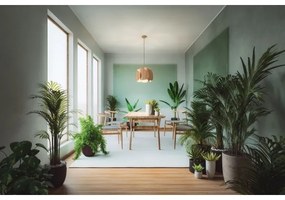 Fabas Luce 3672-40-132 - Luster na lanku PEVERO 1xE27/40W/230V drevo