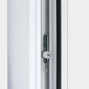 Solid Elements Vchodové dvere Miva, 90 P, rozmer vr. zárubne: 1000 × 2100 mm, plast, pravé, biele, presklené