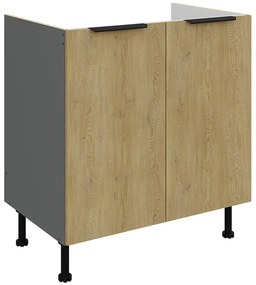 Kuchynská skrinka Cremona Ant 80zl 2f Bb