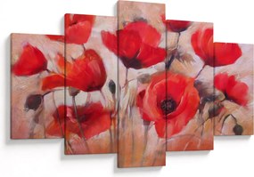 Obraz - Vlčie maky (150x105 cm)