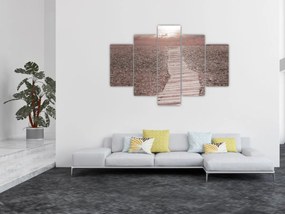 Obraz - Kamienková pláž (150x105 cm)