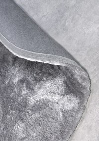 ELLE Decoration, Kusový koberec Cosy 106110 Silver kruh z kolekcie Elle, 160x160 (priemer) kruh, šedá, obývacia izba