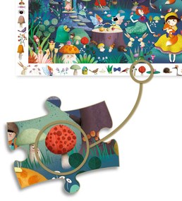 Puzzle - Začarovaný les - 100 ks