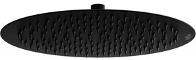Mexen sprchová nerezová hlavica Round 30 cm, čierna, 79230-70