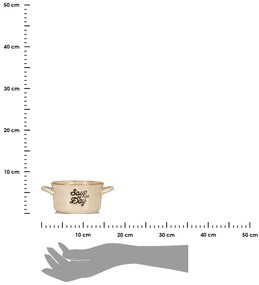 Kameninová miska na polievku Soup 500 ml béžová