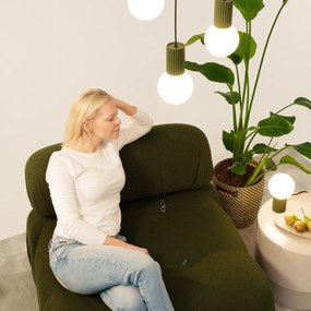 Stropné svietidlo Halo, 1x biele sklenené tienidlo, og