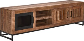XXXLutz NÍZKA KOMODA, mangové drevo, prírodná farba, 175/50/40 cm Landscape - Komody - 000377014903