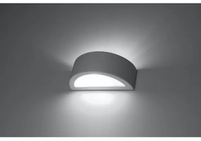 Sollux SL.1459 - Nástenné svietidlo ATENA 1xE27/15W/230V 30 cm biela