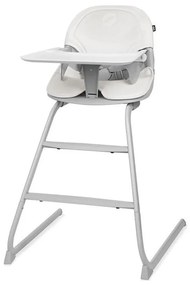 Lionelo - Detská jedálenská stolička 2v1 DALIA biela/šedá