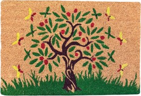 Home Elements Rohožka z kokosových vlákien 40 x 60 cm Strom
