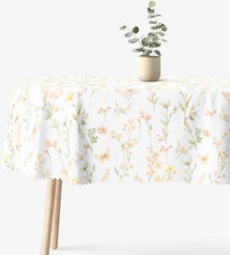 Goldea oválny teflónový obrus - motýlia záhrada 140 x 220 cm