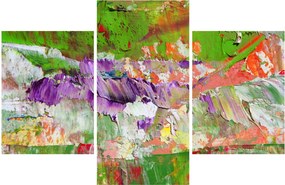 Obraz abstrakcie - maľba (90x60 cm)