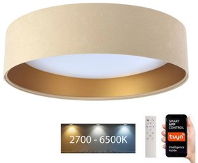 BPS Koncept LED Stropné svietidlo SMART GALAXY LED/36W/230V Wi-Fi Tuya béžová/zlatá + DO BS0517