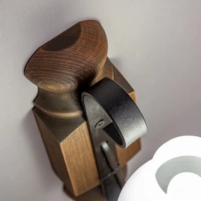 Brilagi - Nástenné svietidlo RUSTIC 1xE14/40W/230V buk