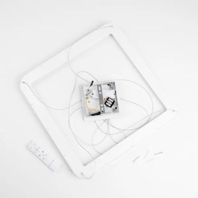 Brilagi - Stmievateľný LED luster na lanku FALCON SLIM LED/50W/230V 50x50 cm biela + s diaľkovým ovládačom