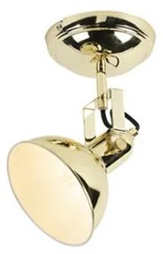 Priemyselné okrúhle bodové svetlo zlaté 1-žiarovkové - Tommy