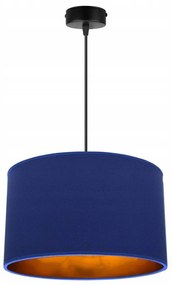 Závesné svietidlo Shade, 1x textilné tienidlo (výber zo 6 farieb), (výber z 3 farieb konštrukcie), (fi 35cm), g