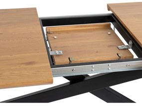 JAKS Rozkladací stôl Hamilton 160-200 cm zlatý dub