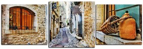 Obraz na plátne - Stará stredomorská ulica - panoráma 5151D (120x40 cm)